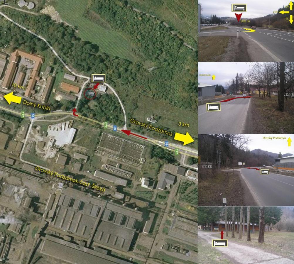 Turistická ubytovňa Forgáč Oravsky Podzamok Esterno foto